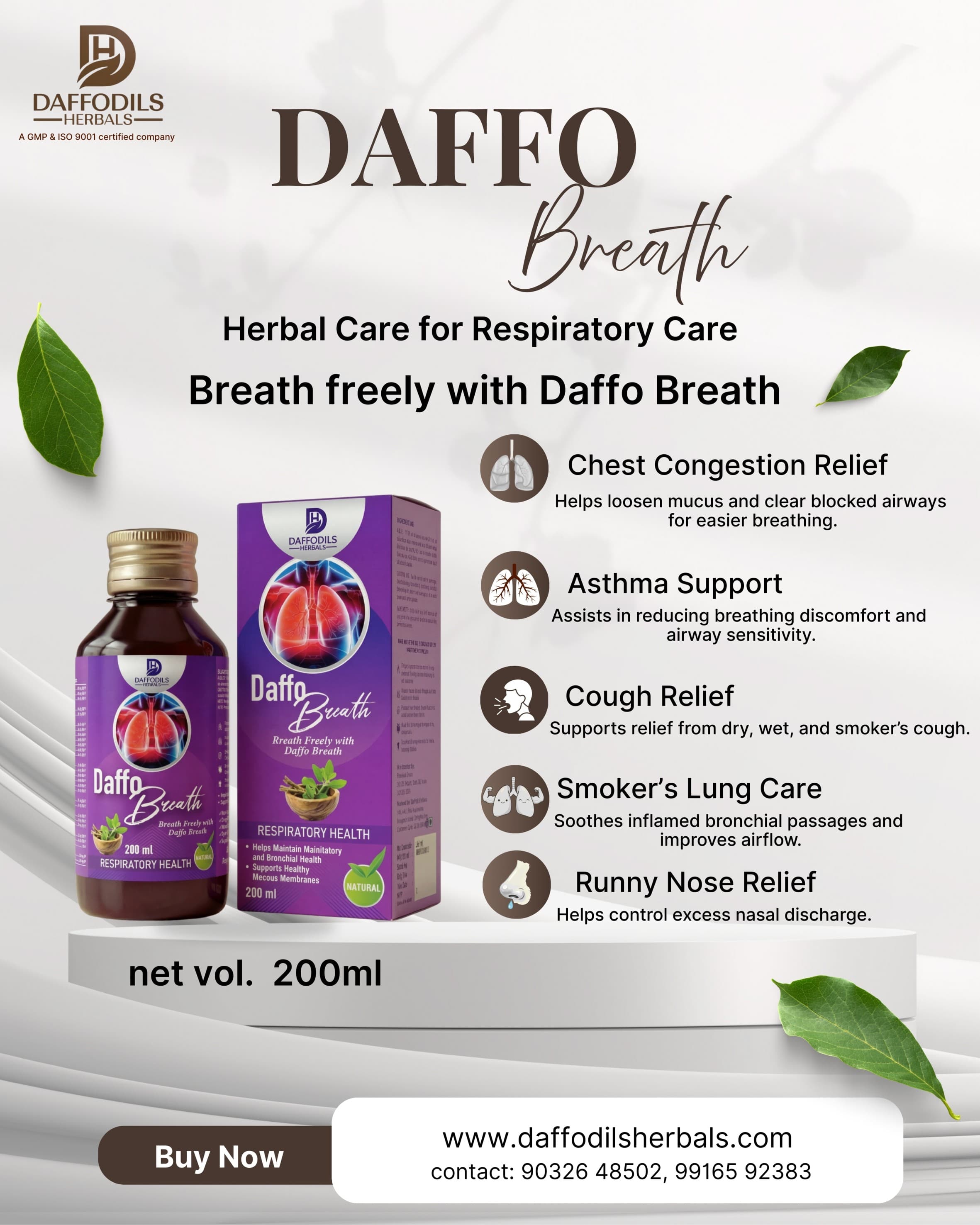 Daffo Breath Syrup 200ml - Thumbnail 4